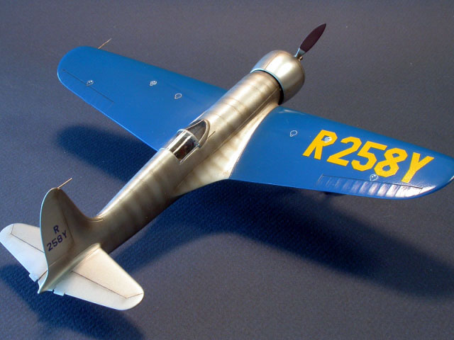 Model Airplane Plans Musciano : HUGHES H-1 RACER 44" 1-3/4" Scale .29-.60 UC 