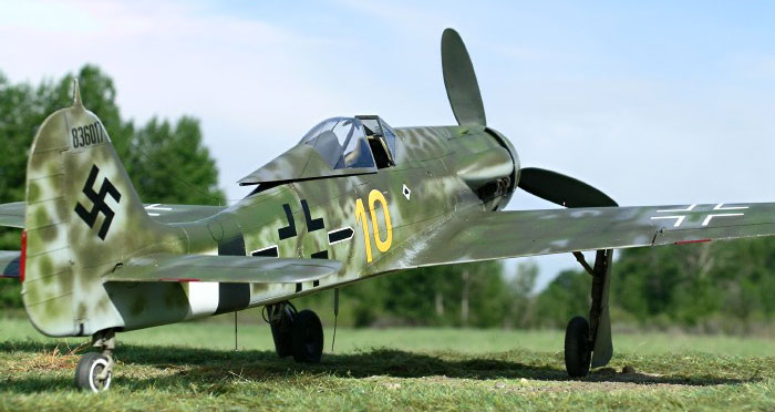 Focke Wulf Fw 190d 13 Yellow 10 By Ian Robertson Hasegawa 1 32