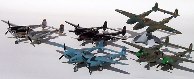 P-38 Lightning Collection by Mark Davies (Various 1/72)
