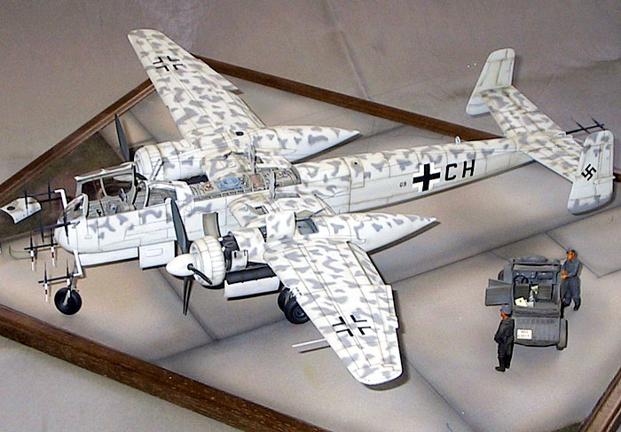 61057 Tamiya Heinkel He 219 Uhu 1/48th KIT PLASTIQUE KIT DE MONTAGE 1/48 AVIONS 